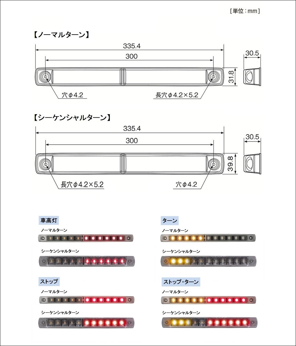 LED-ADDRCL. LED車高灯 ＆ ストップ･ターン